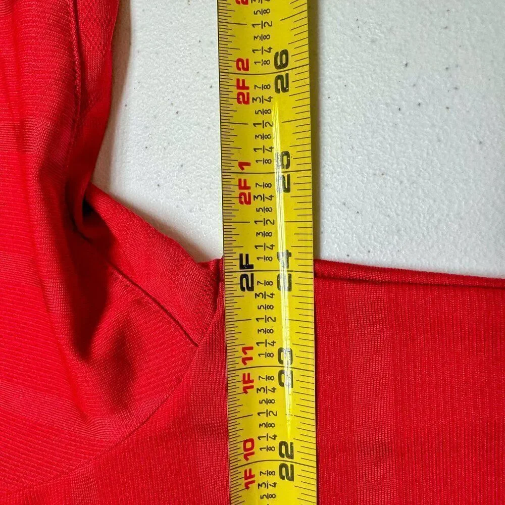 Adidas Golf Polo Shirt Mens Large Red Golfer Business‎ Casual Preppy Diamond Cup